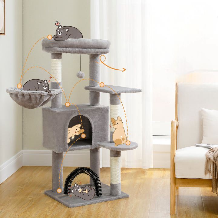 GroomerCatTower™ - Gris - Ma boutique