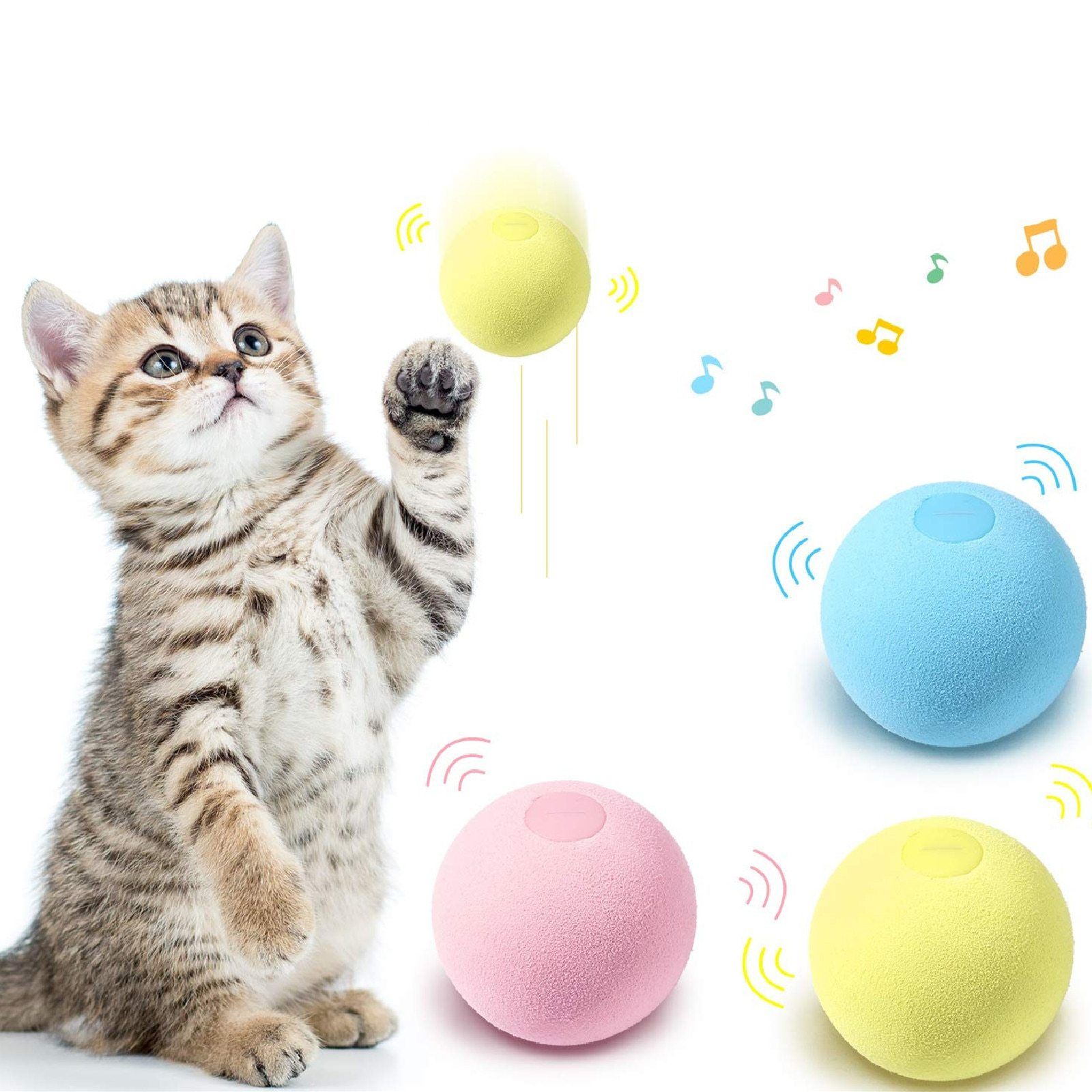 SmartBall™ - Balle intelligente d'apprentissage pour chat - mon chic chat